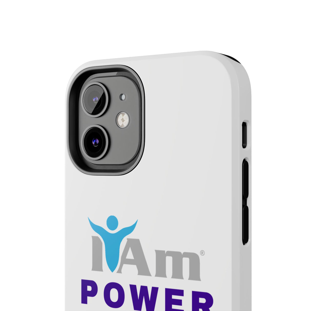 "I Am Power" Affirmation Inspirational Tough Phone Case - I Am POWER Motivational Design