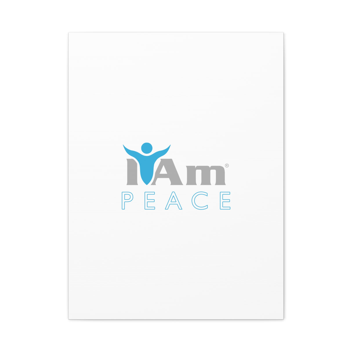 I Am Peace Canvas Wall Art - Inspirational Home Decor