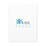 I Am Peace Canvas Wall Art - Inspirational Home Decor