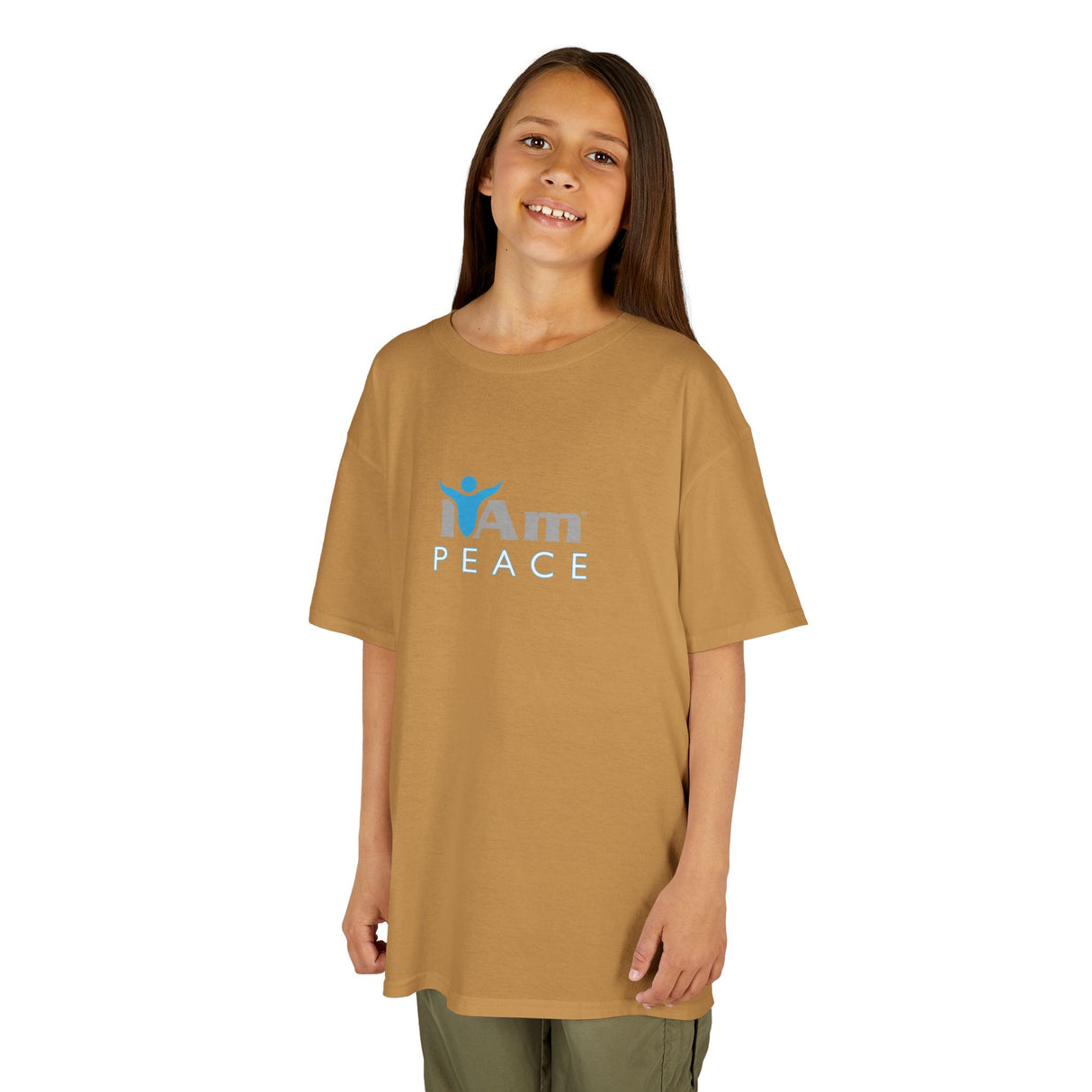 Boys Heavy Cotton 'I Am Peace'™ Tee