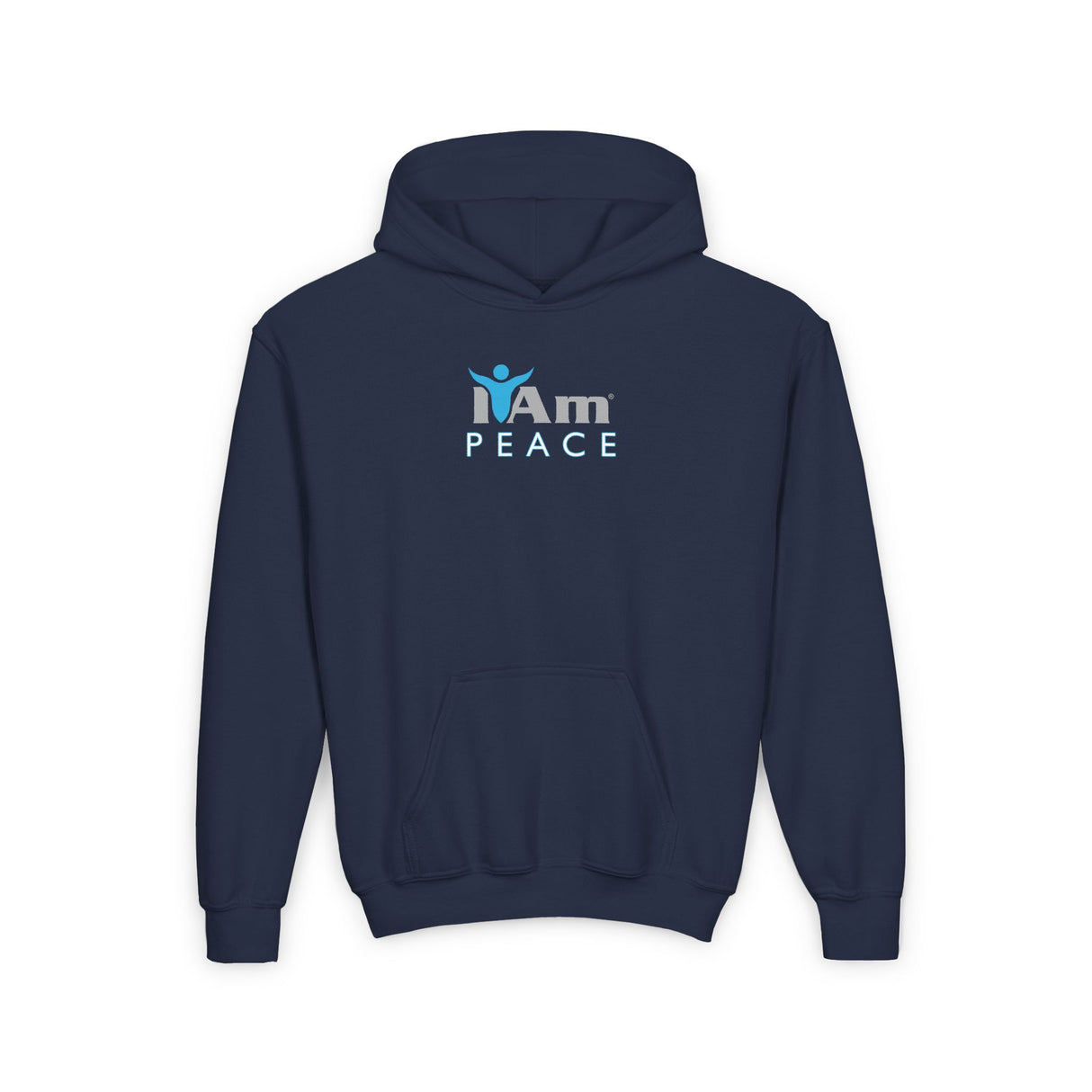 Girls' I Am Peace Hoodie - Comfortable & Inspirational Sweatshirt for Kids