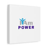 I Am Power Canvas Wall Art - Inspirational Home Decor