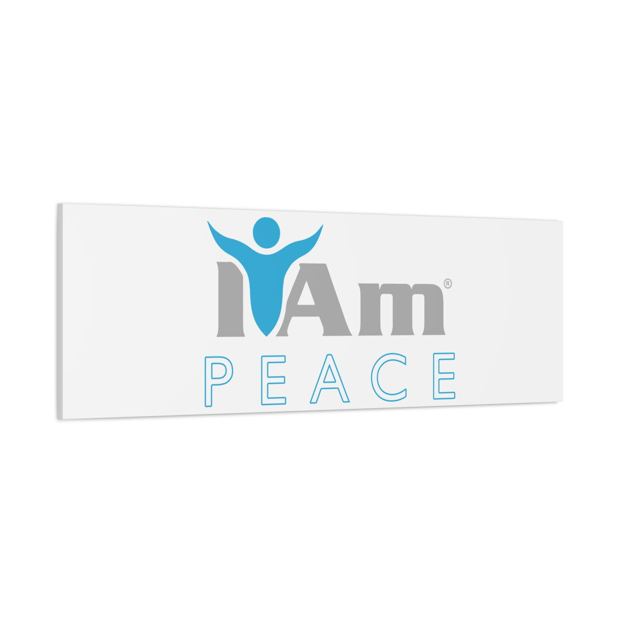 I Am Peace Canvas Wall Art - Inspirational Home Decor