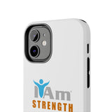 "I Am Strength" Affirmation Inspirational Tough Phone Case - I Am Strength Motivational Design