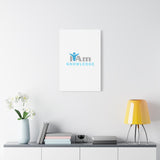 I Am Knowledge Canvas Wall Art - Inspirational Home Decor