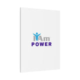 I Am Power Canvas Wall Art - Inspirational Home Decor