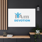 I Am Devotion Canvas Wall Art - Inspirational Home Decor