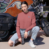 'I Am Law' Stylish Women's Cropped Sweatshirt - Perfect for Casual Looks