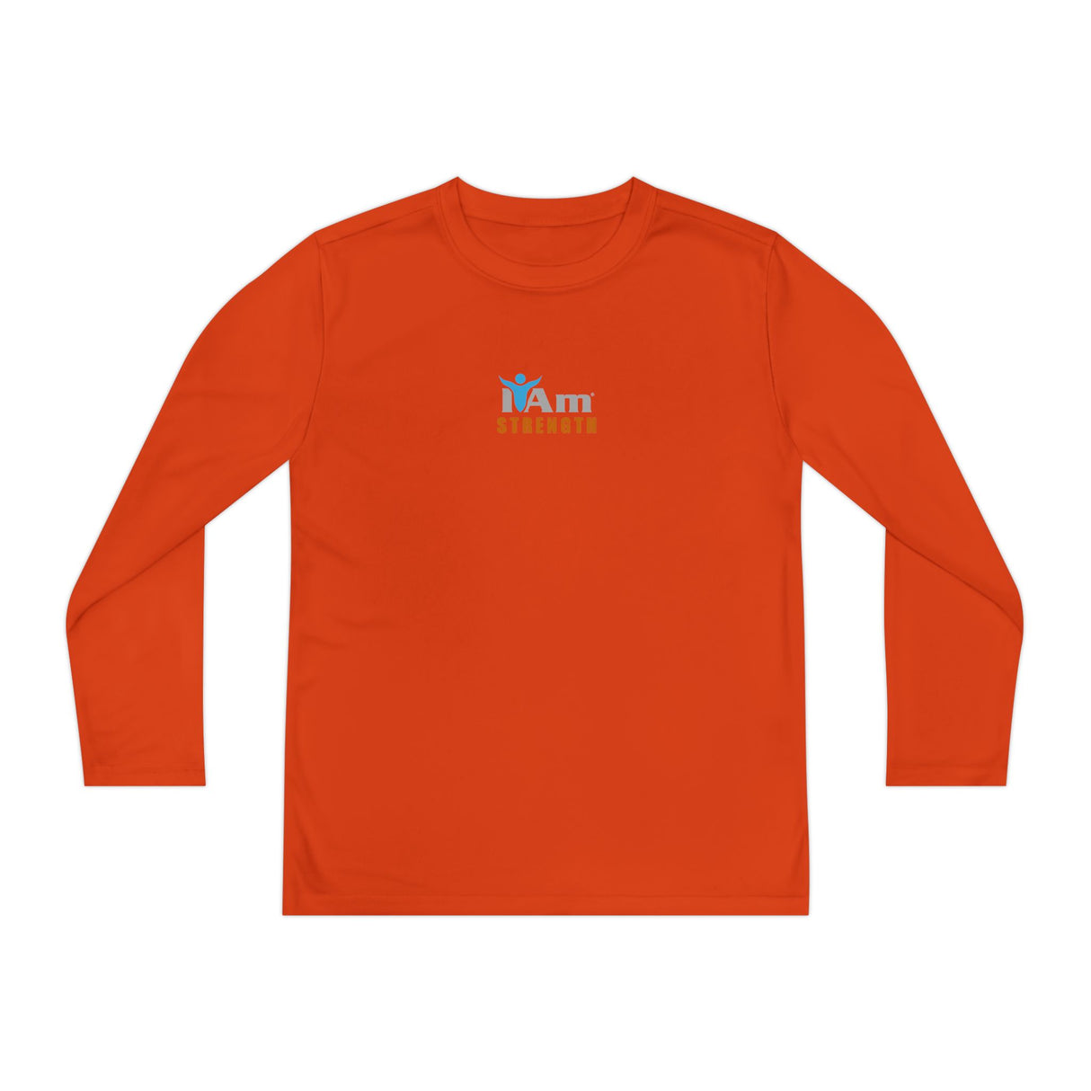 Boys' 'I Am Strength" Long Sleeve Tee - "I Am Strength" Fitness Shirt