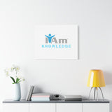 I Am Knowledge Canvas Wall Art - Inspirational Home Decor