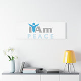 I Am Peace Canvas Wall Art - Inspirational Home Decor