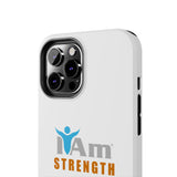 "I Am Strength" Affirmation Inspirational Tough Phone Case - I Am Strength Motivational Design