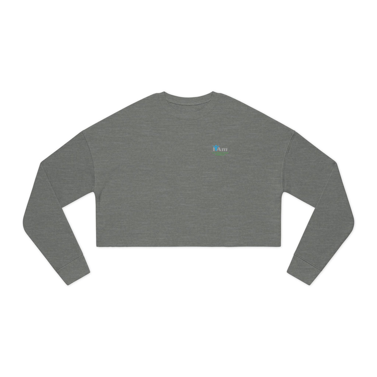 'I Am Cooperation and Harmony' Stylish Women's Cropped Sweatshirt - Perfect for Casual Looks