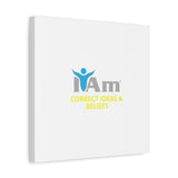 I Am Correct Ideas and Beliefs Canvas Wall Art - Inspirational Home Decor