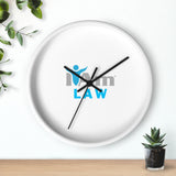 "I Am Law" Motivational Wall Clock - Modern Home Decor for Mindfulness and Serenity