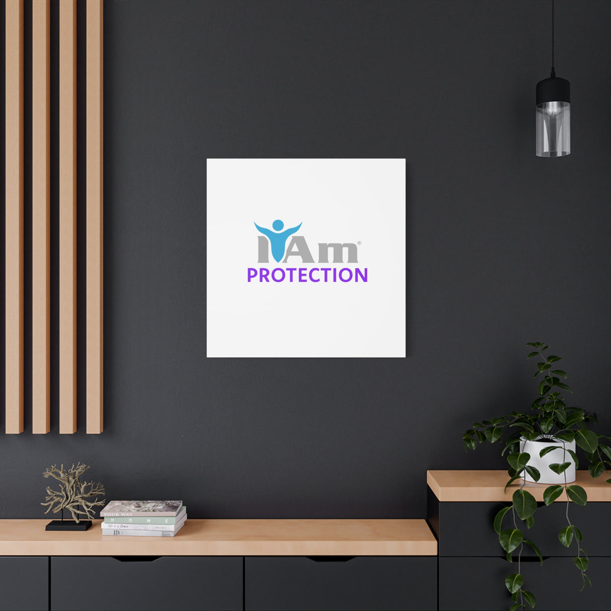 'I Am Protection' Canvas Wall Art - Inspirational Home Decor