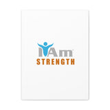 I Am Strength Canvas Wall Art - Inspirational Home Decor