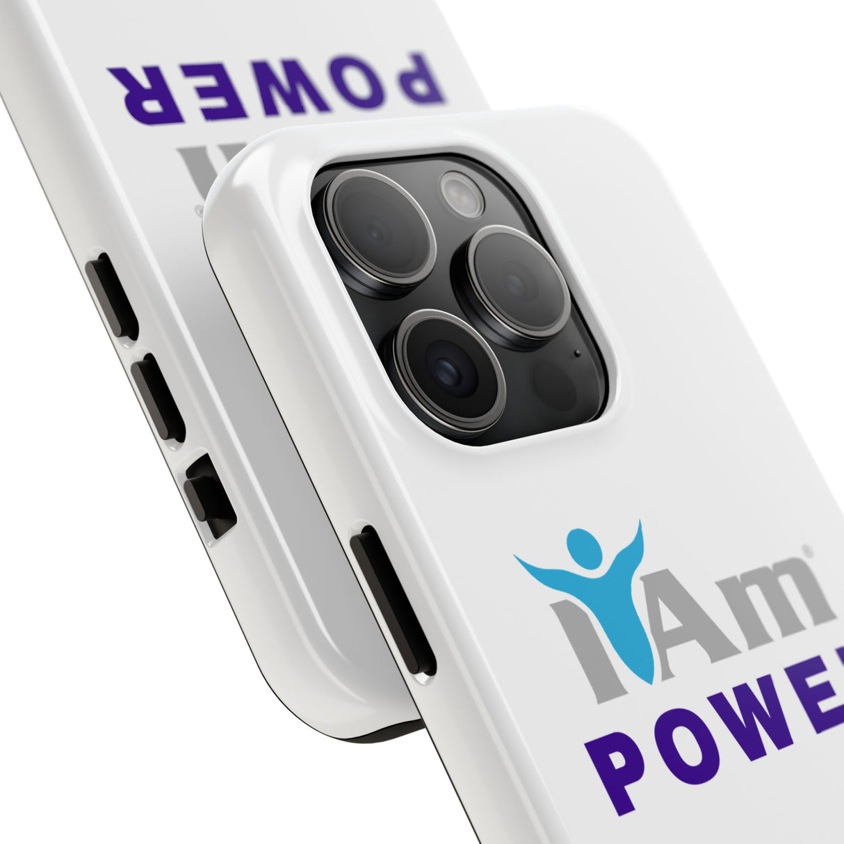 "I Am Power" Affirmation Inspirational Tough Phone Case - I Am POWER Motivational Design