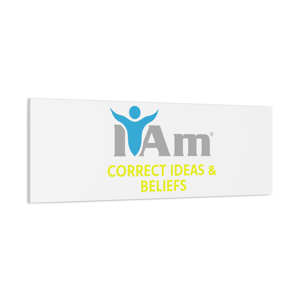 I Am Correct Ideas and Beliefs Canvas Wall Art - Inspirational Home Decor