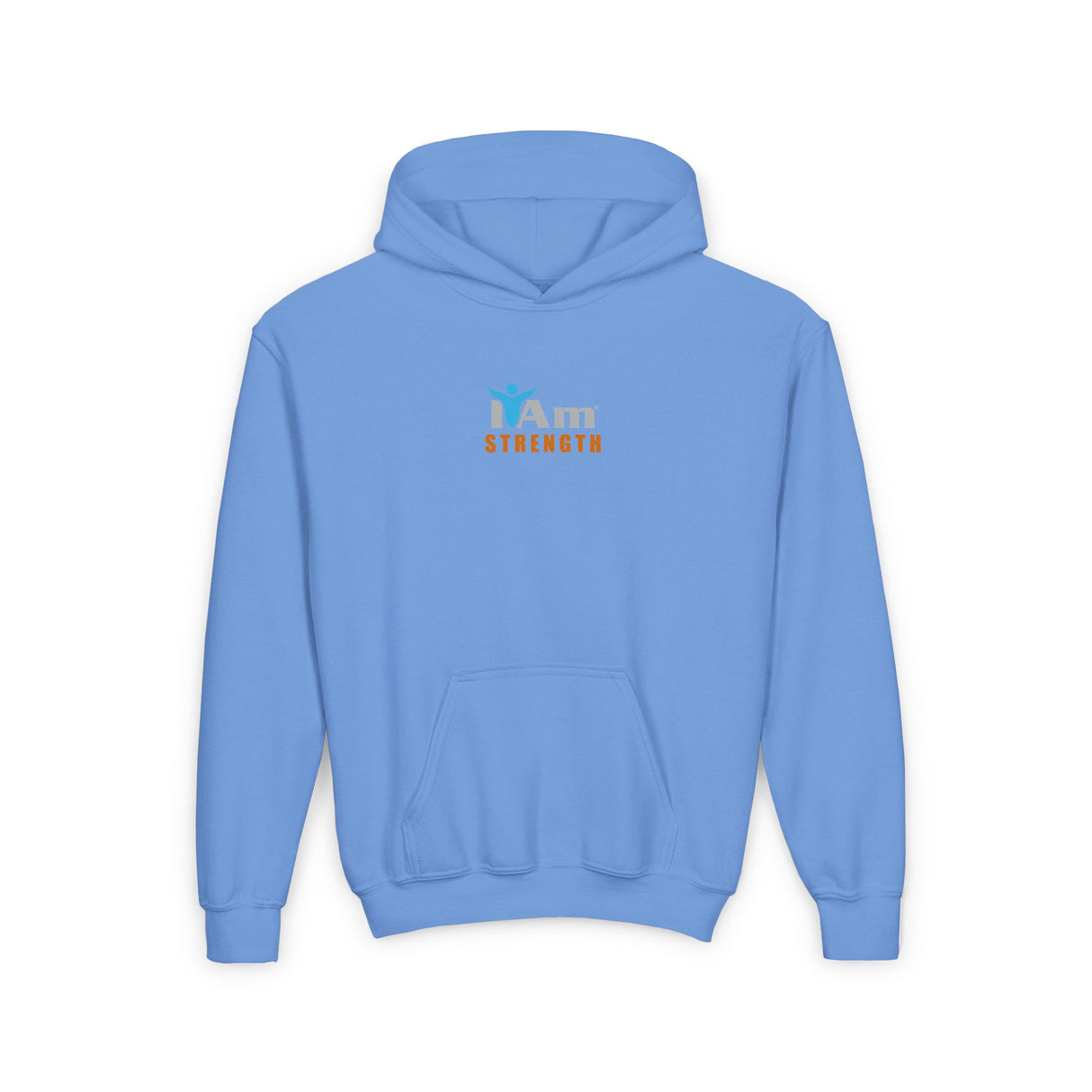 Girls' I Am Strength Hoodie - Comfortable & Inspirational Sweatshirt for Kids