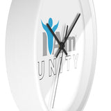 "I Am Unity" Motivational Wall Clock - Modern Home Decor for Mindfulness and Serenity