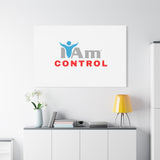 'I Am Control' Canvas Wall Art - Inspirational Home Decor