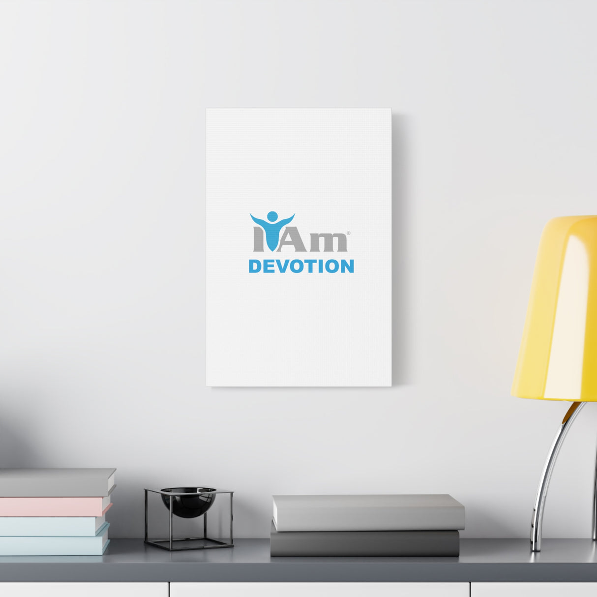 I Am Devotion Canvas Wall Art - Inspirational Home Decor