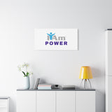 I Am Power Canvas Wall Art - Inspirational Home Decor