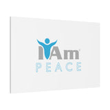 I Am Peace Canvas Wall Art - Inspirational Home Decor