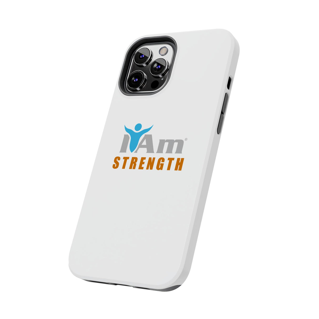 "I Am Strength" Affirmation Inspirational Tough Phone Case - I Am Strength Motivational Design