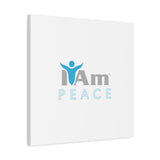 I Am Peace Canvas Wall Art - Inspirational Home Decor