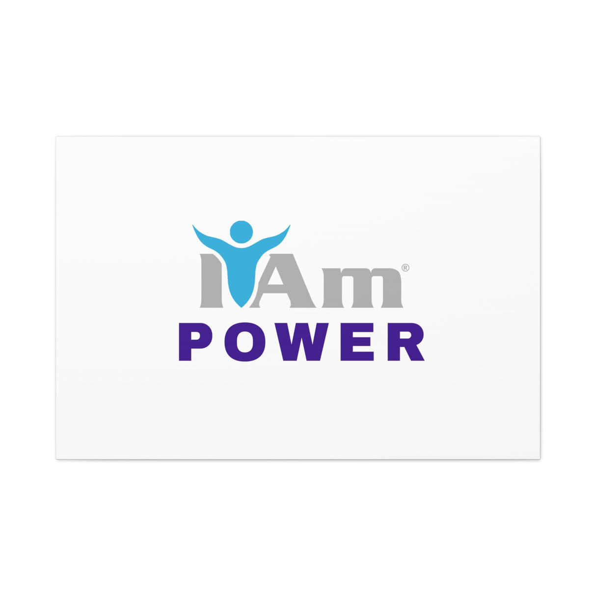 I Am Power Canvas Wall Art - Inspirational Home Decor