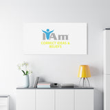 I Am Correct Ideas and Beliefs Canvas Wall Art - Inspirational Home Decor