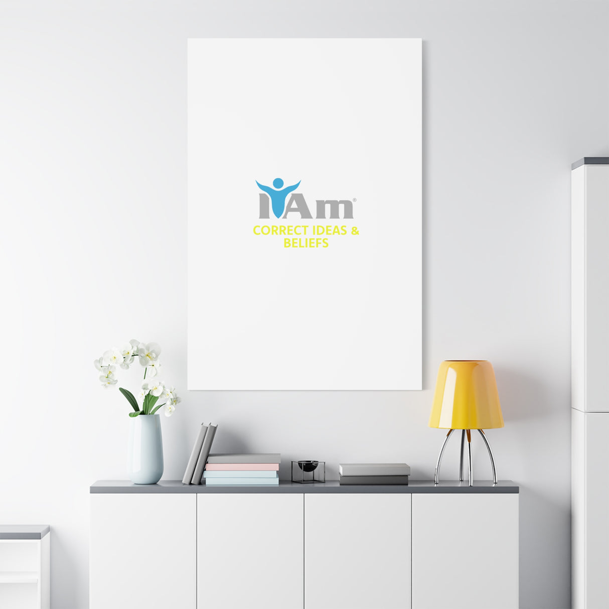 I Am Correct Ideas and Beliefs Canvas Wall Art - Inspirational Home Decor