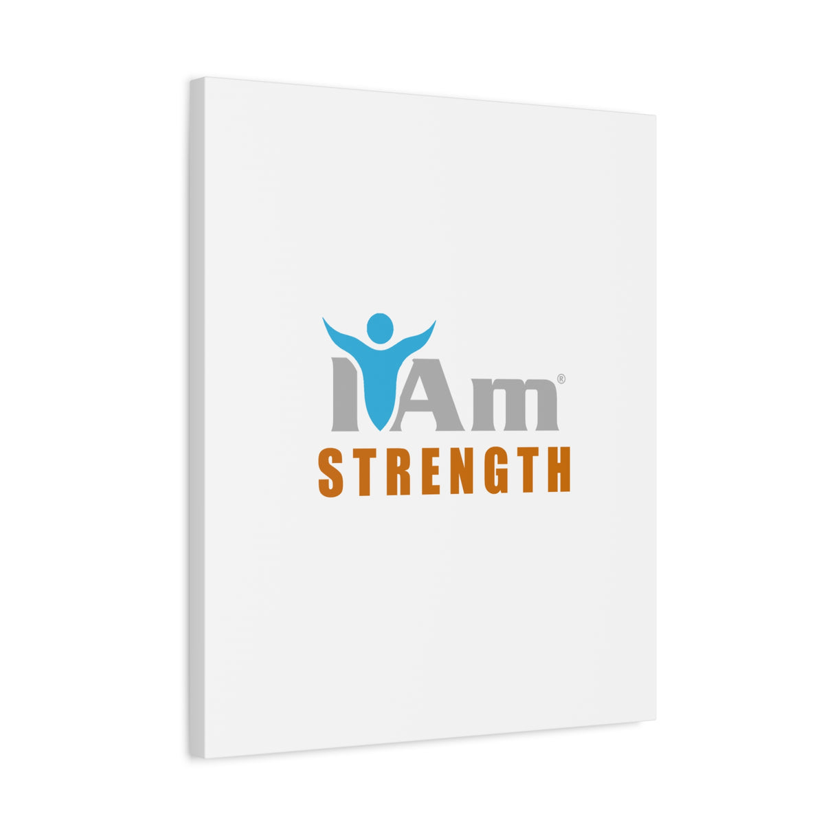 I Am Strength Canvas Wall Art - Inspirational Home Decor