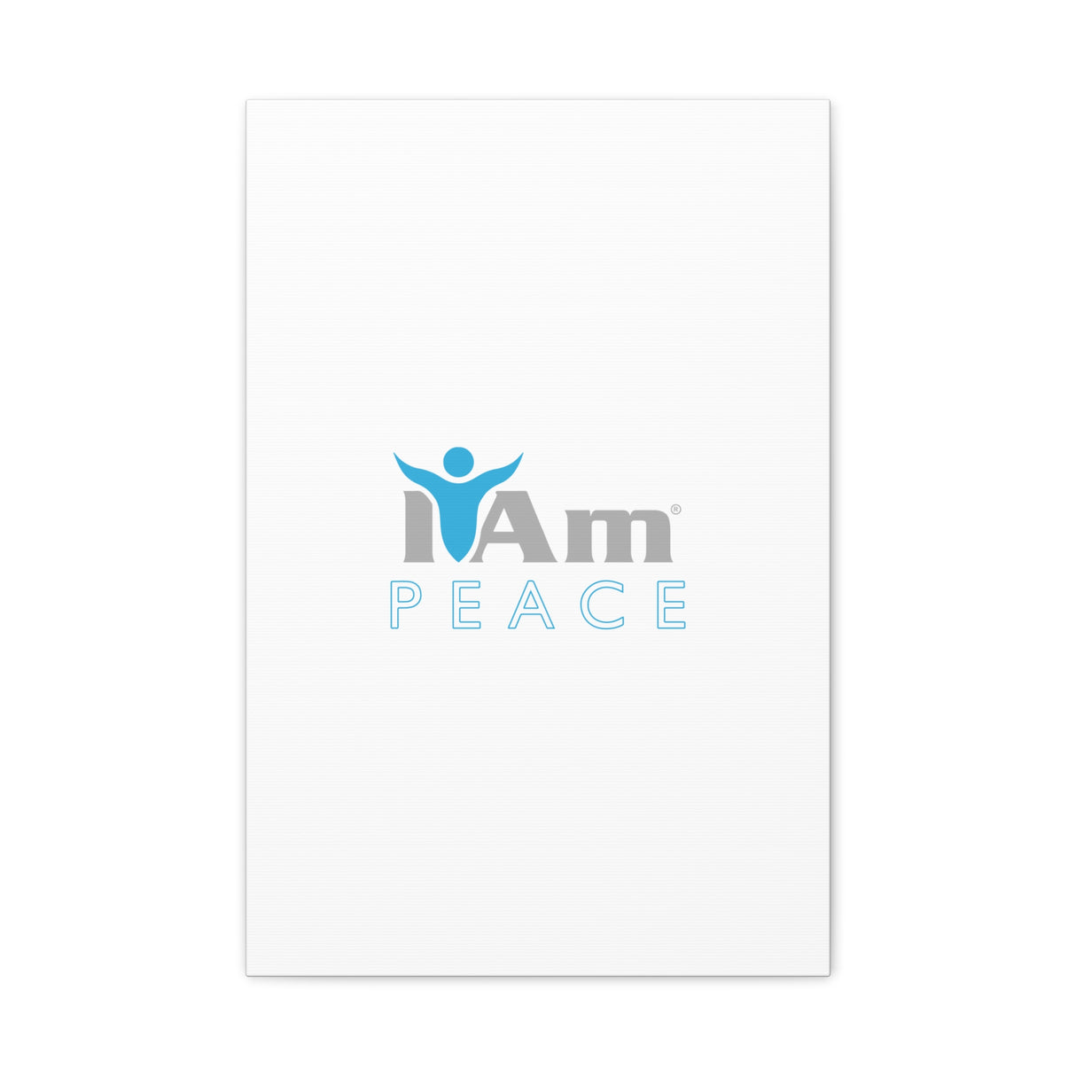 I Am Peace Canvas Wall Art - Inspirational Home Decor