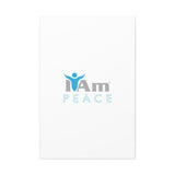 I Am Peace Canvas Wall Art - Inspirational Home Decor