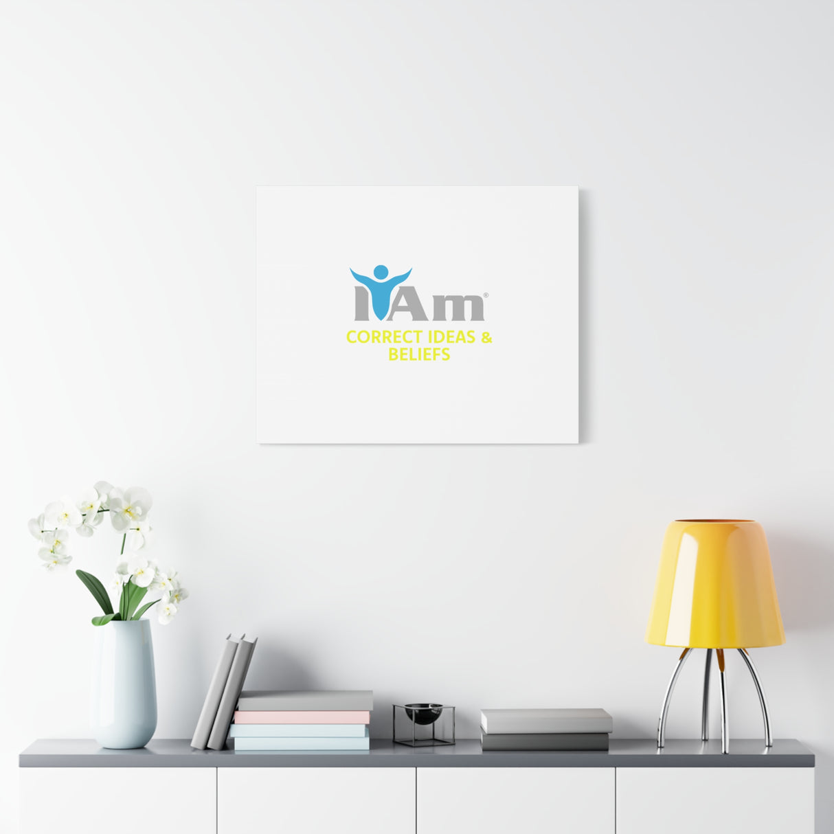 I Am Correct Ideas and Beliefs Canvas Wall Art - Inspirational Home Decor