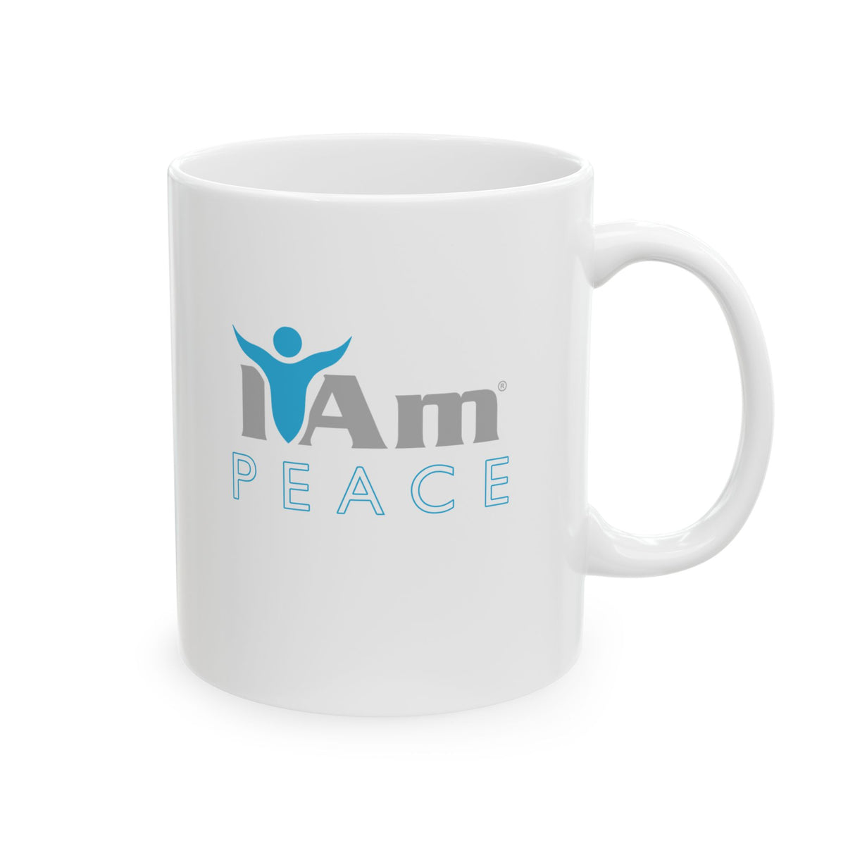 "I Am Peace" Affirmational Ceramic Mug - Perfect Motivation for Coffee Lovers & Gifts