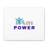 I Am Power Canvas Wall Art - Inspirational Home Decor