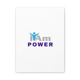 I Am Power Canvas Wall Art - Inspirational Home Decor