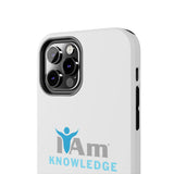 "I Am Knowledge" Affirmation Inspirational Tough Phone Case - I Am Knowledge Motivational Design