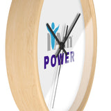 "I Am Power" Motivational Wall Clock - Modern Home Decor for Mindfulness and Serenity