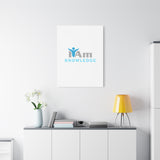 I Am Knowledge Canvas Wall Art - Inspirational Home Decor