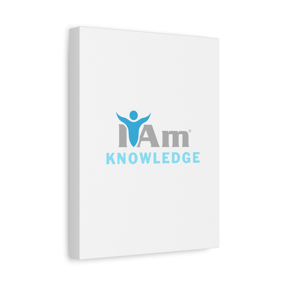 I Am Knowledge Canvas Wall Art - Inspirational Home Decor