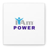 I Am Power Canvas Wall Art - Inspirational Home Decor