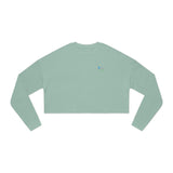 'I Am Cooperation and Harmony' Stylish Women's Cropped Sweatshirt - Perfect for Casual Looks