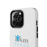 "I Am Peace" Affirmation Inspirational Tough Phone Case - I Am Peace Motivational Design