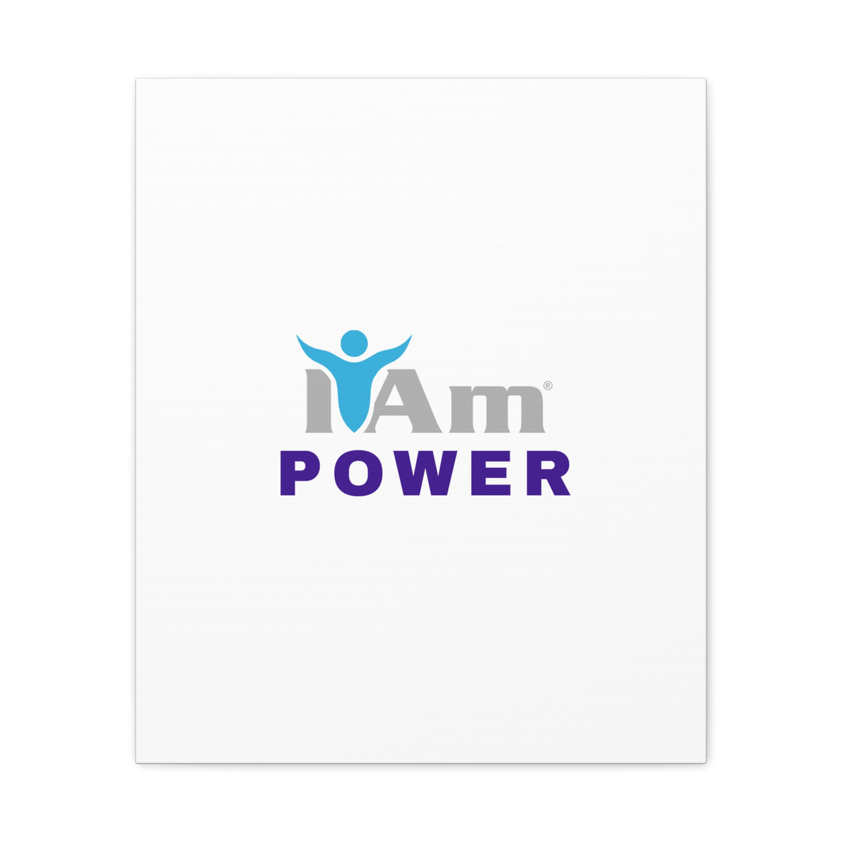 I Am Power Canvas Wall Art - Inspirational Home Decor