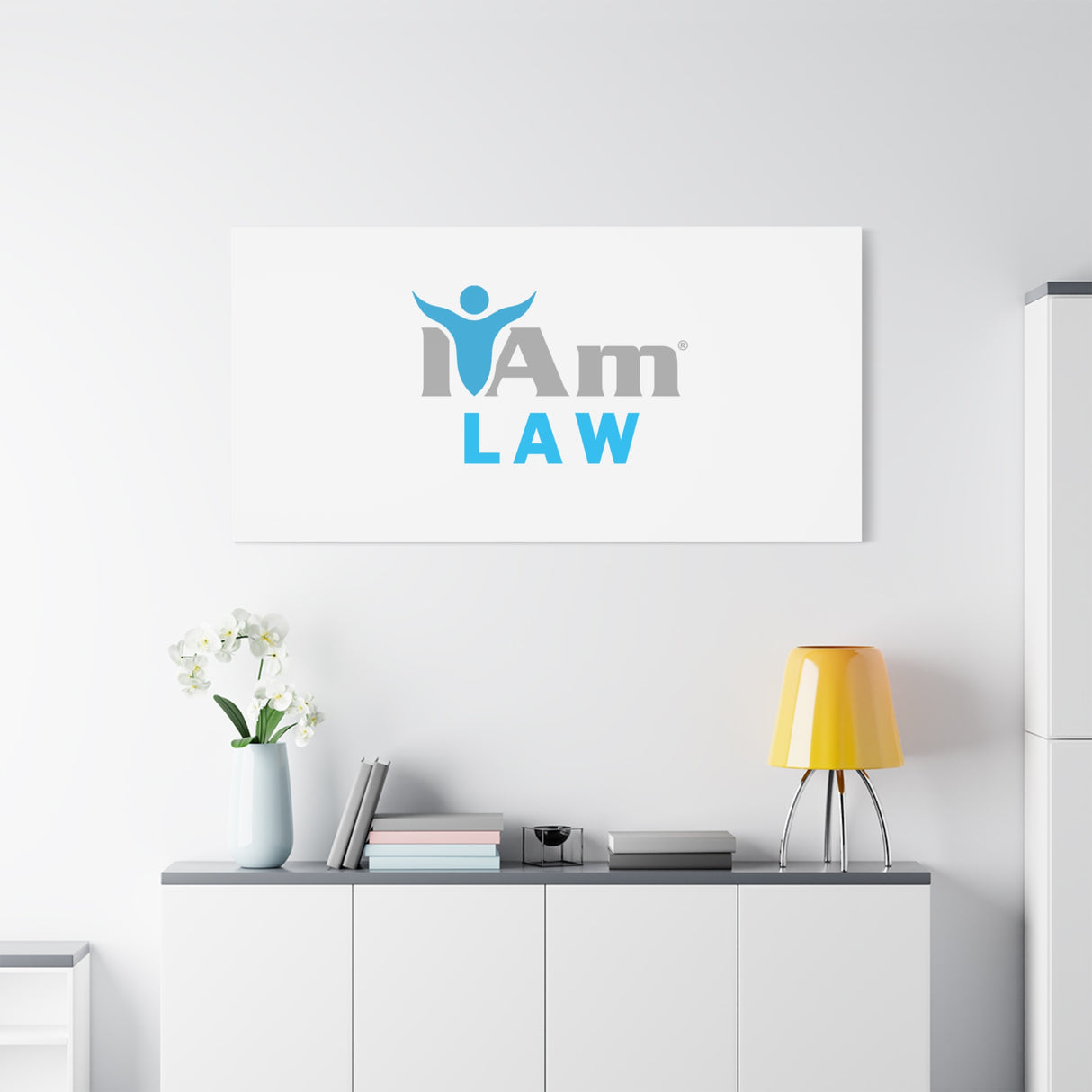 I Am Law Canvas Wall Art - Inspirational Home Decor